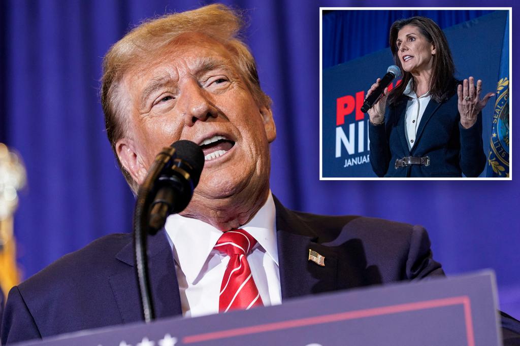 Trump says Nikki Haley âprobablyâ won’t be his running mate: âNot presidential timberâ